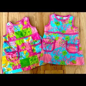 2 baby Lilly Pulitzer dresses 6-12 months